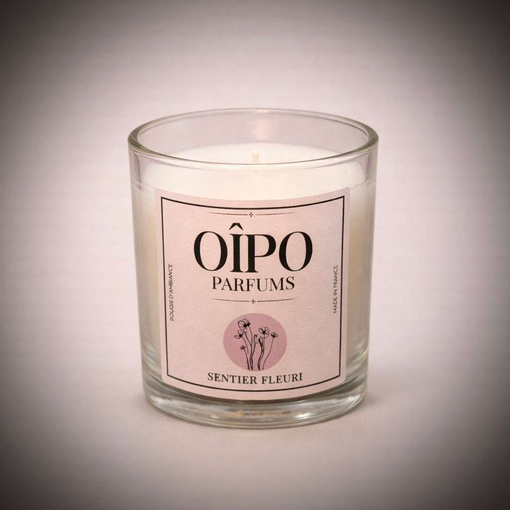 Bougie d'ambiance Sentier Fleuri