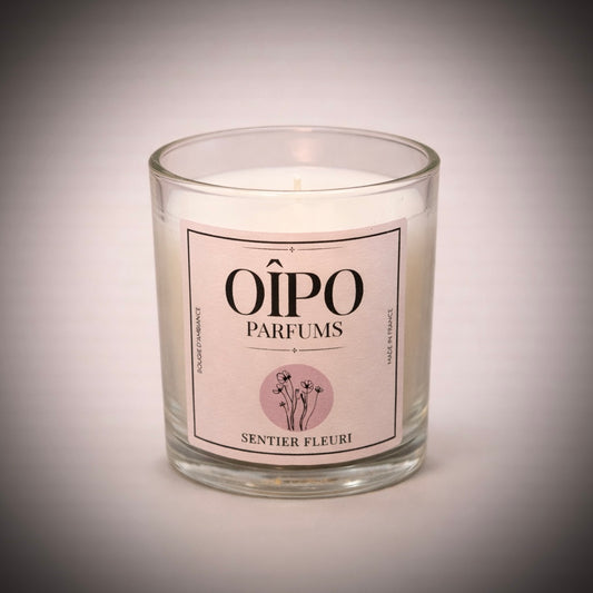 Bougie d'ambiance Sentier Fleuri
